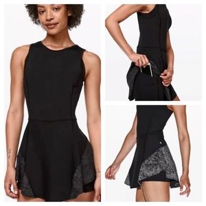 Lululemon Serene Stride Dress Black 8